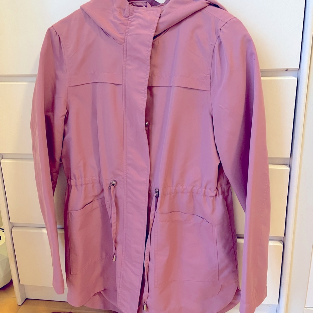 Dusty pink rain jacket size S
